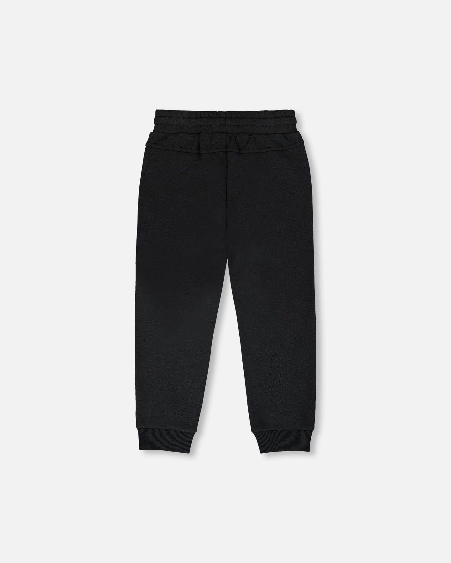 French Terry Sweatpants With Cross Seams