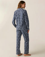 Women's Poplin Pajama Set in Innkeeper Trellis