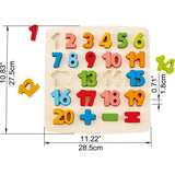 Chunky Number & Counting Wooden Block Puzzle