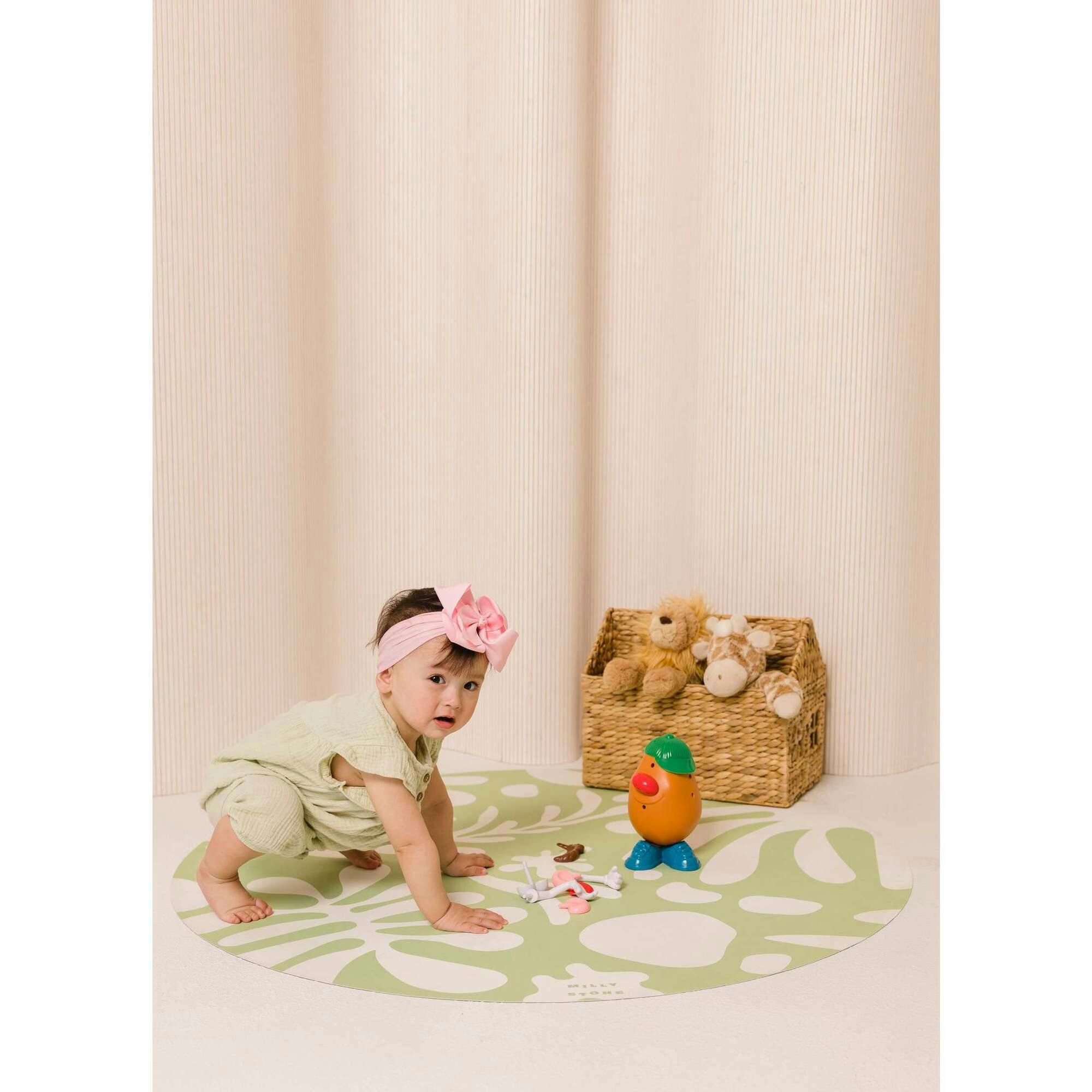 Catch All Mat for Mealtime & Playtime Mess