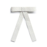 Halo Luxe Poppy Braided Woven Patent Clip - White