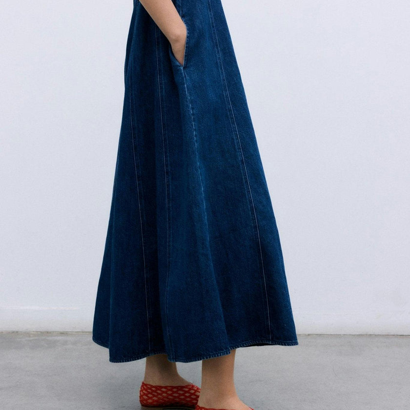 TNS Denim Woman Dress Indigo Denim