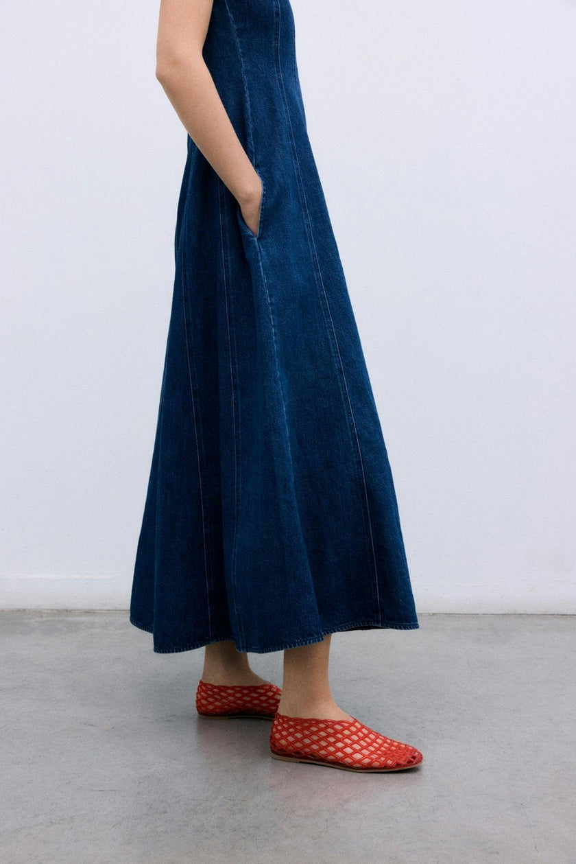 TNS Denim Woman Dress Indigo Denim