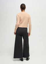 Flare Ponte Knit Maternity Pants