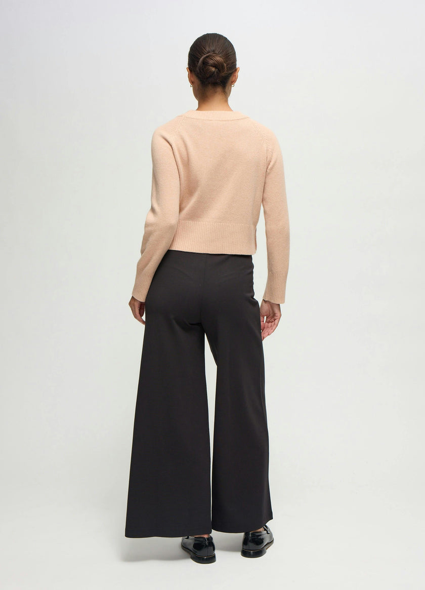 Flare Ponte Knit Maternity Pants