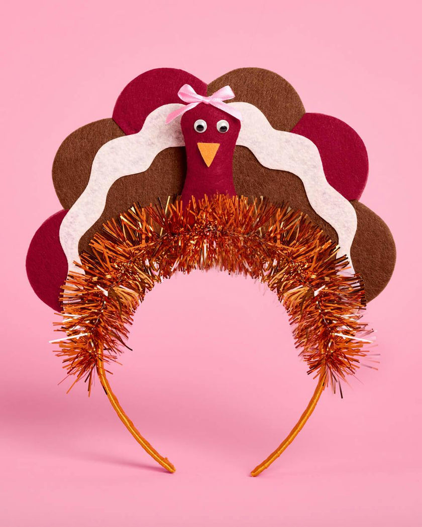 Turkey Time Headband - thanksgiving headband