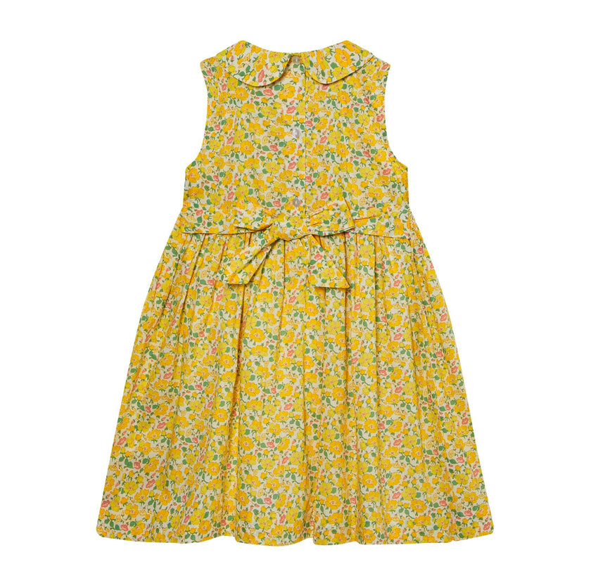 Made With Liberty Fabric Smocked Girls Dress Marina