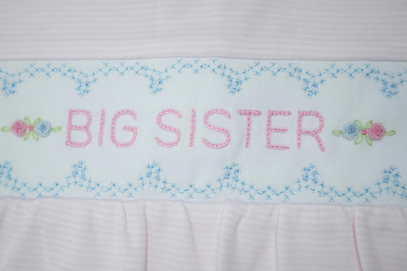 Big Sister Dress, Toddler Girls, Pink