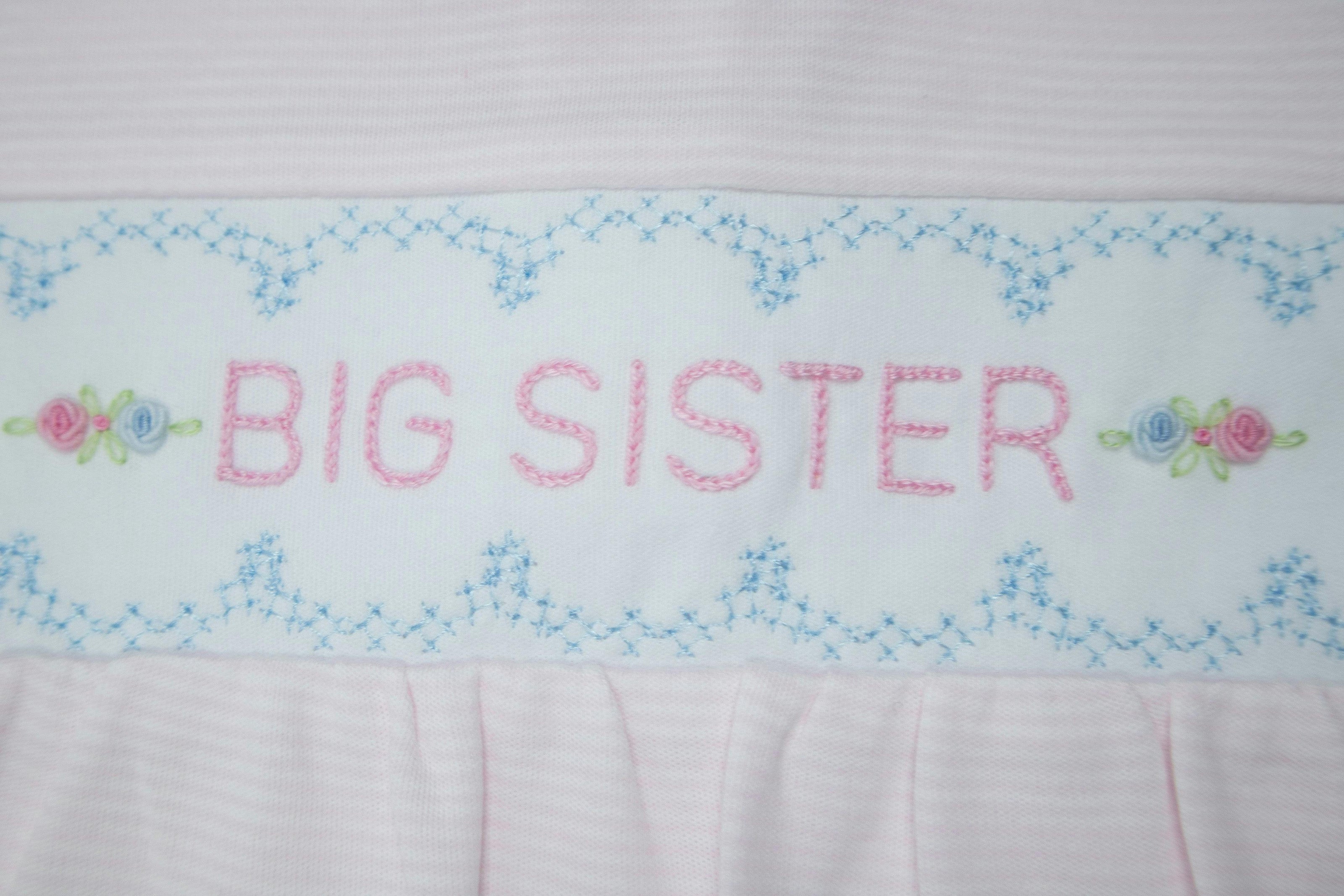 Big Sister Dress, Toddler Girls, Pink