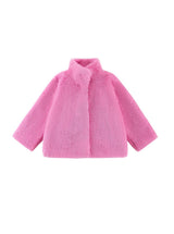 Sadie Faux Fur Coat, Pink