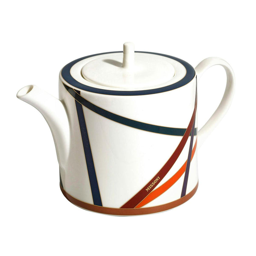 Tea Pot or Coffee Pot NASTRI  Multicolor diam. 4.75", H 5"