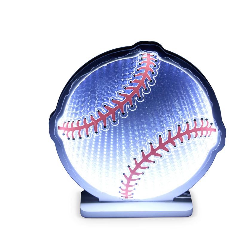 Neon Art Infinity Lights Wall & Desk Sign-Baseball