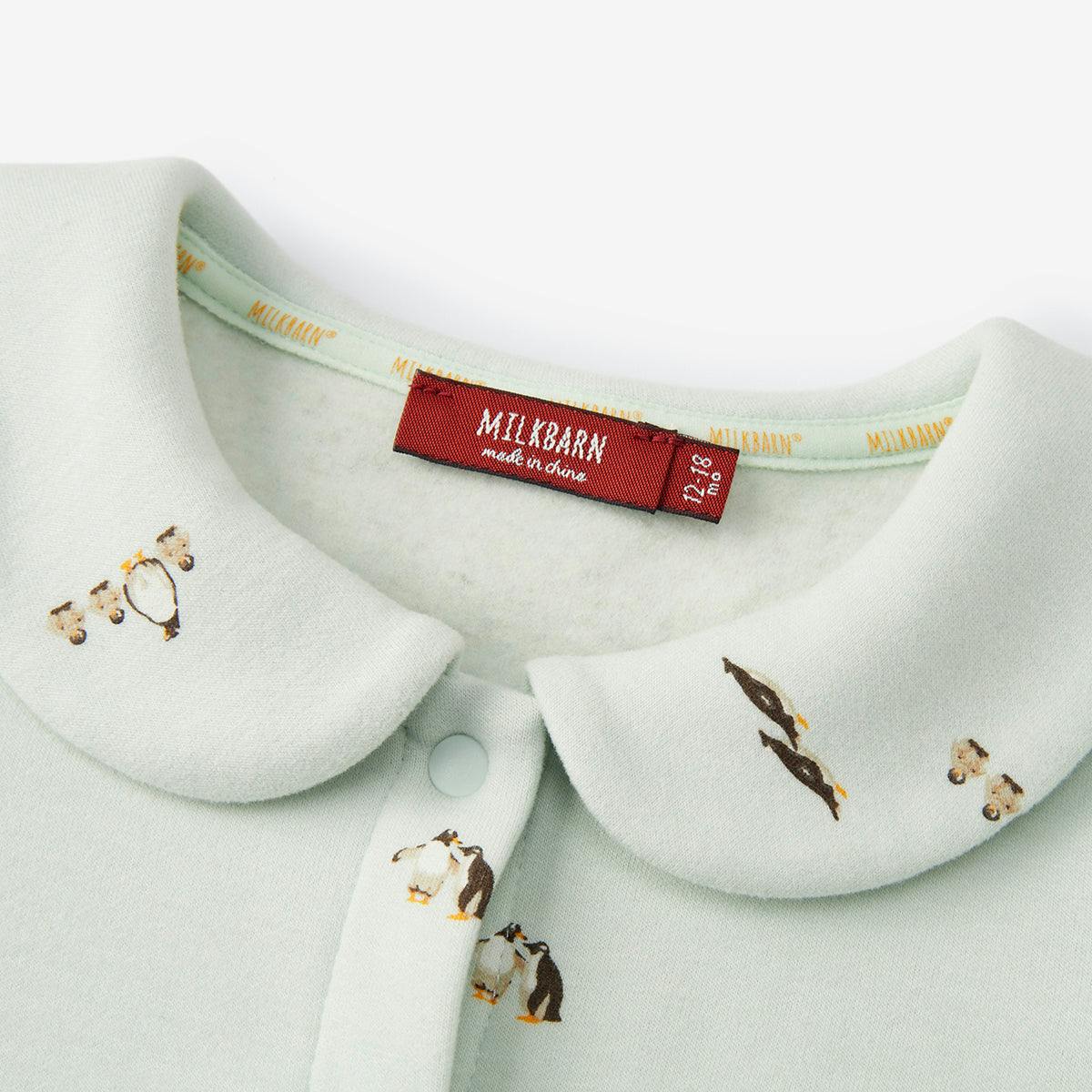 Lil' Stretch Fleece Collar Jumpsuit