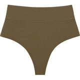 Added Coverage High Rise Bikini Bottom