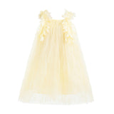Yellow Fiorenne Petal Tulle Dress