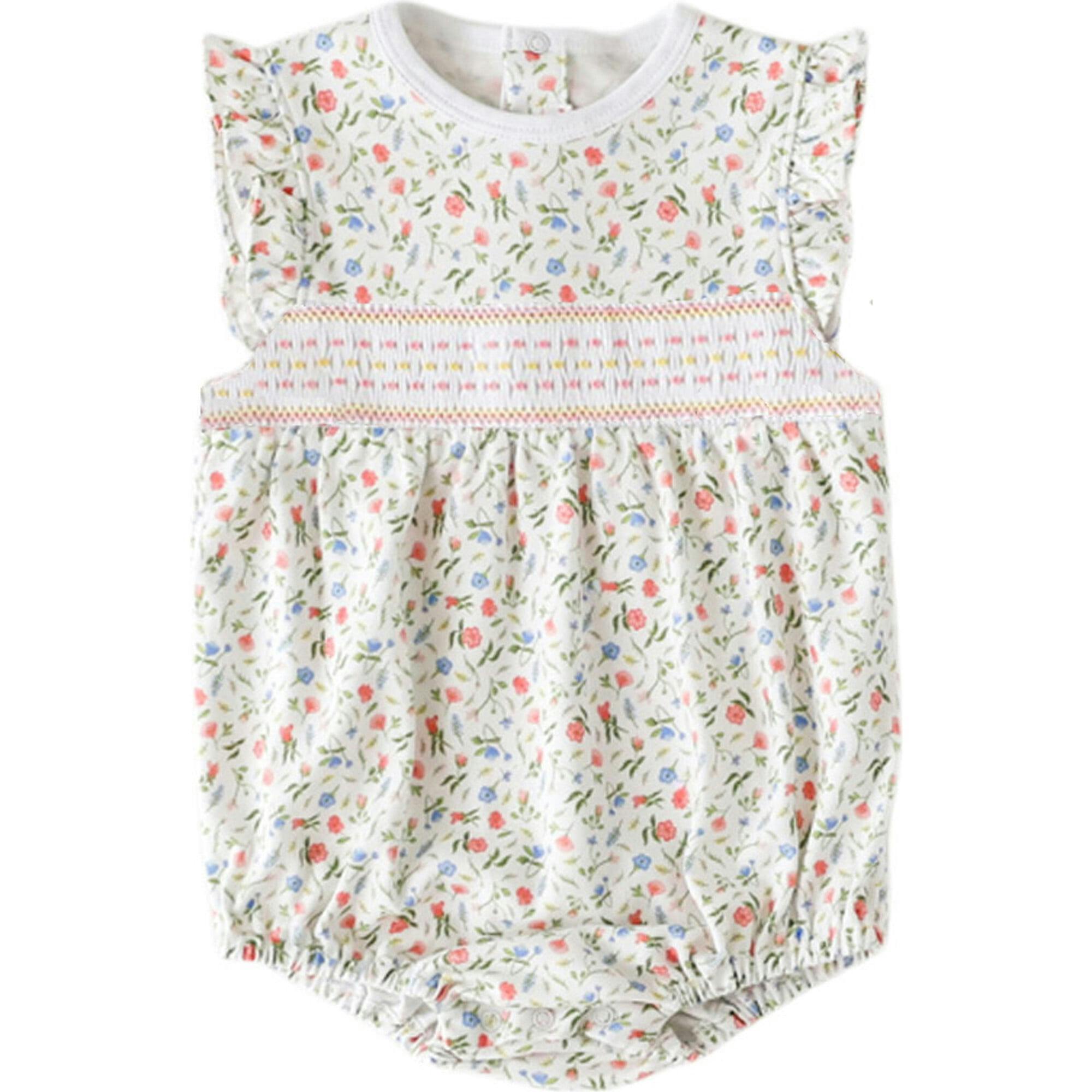 Pink Madison Smocked Bubble