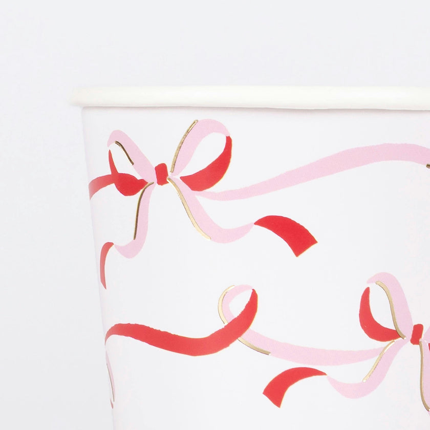 Ribbon Bow Cups