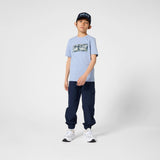 Light Blue Skyline Graphic T-Shirt