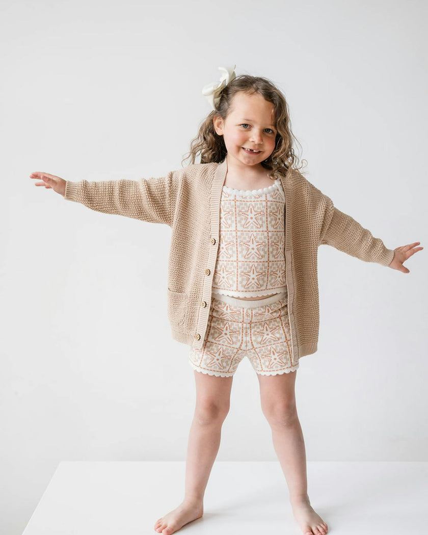 Wren Cardigan Sand Dollar