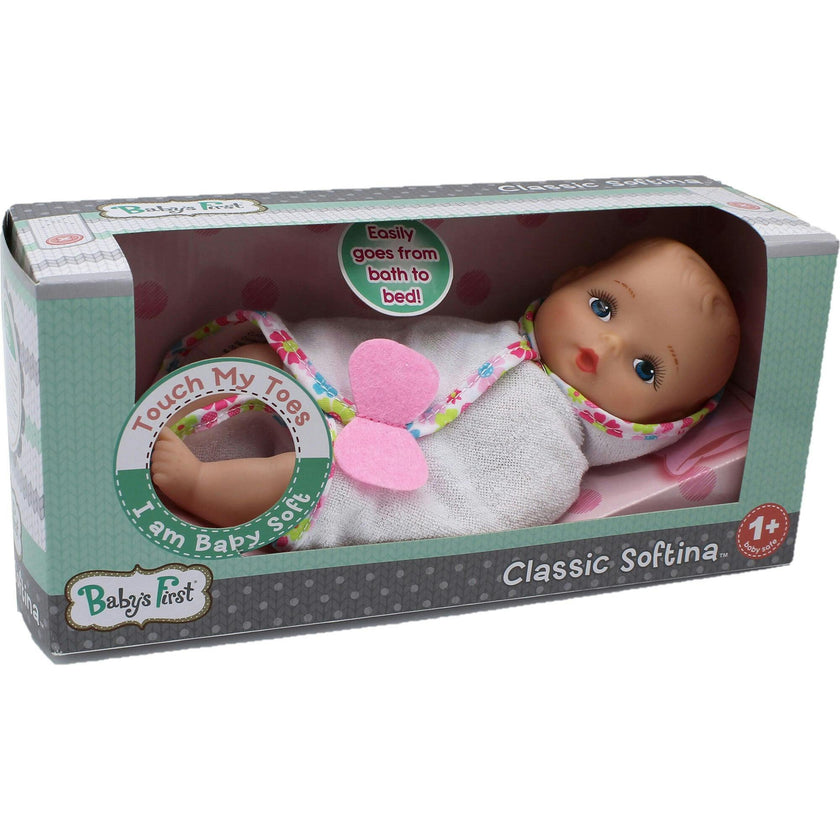 Goldberger Doll Baby's First 9" Bathtime Baby Softina