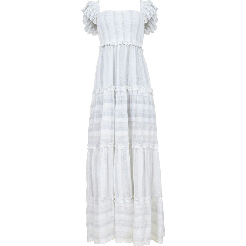 Women'S Waterlily Victoria Cover-Up Dress, White