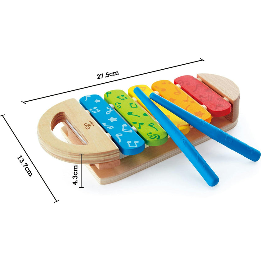 Rainbow Xylophone Wooden Kids Musical Instrument Toy