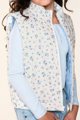 Relaxed Cuorduroy Puffer Vest