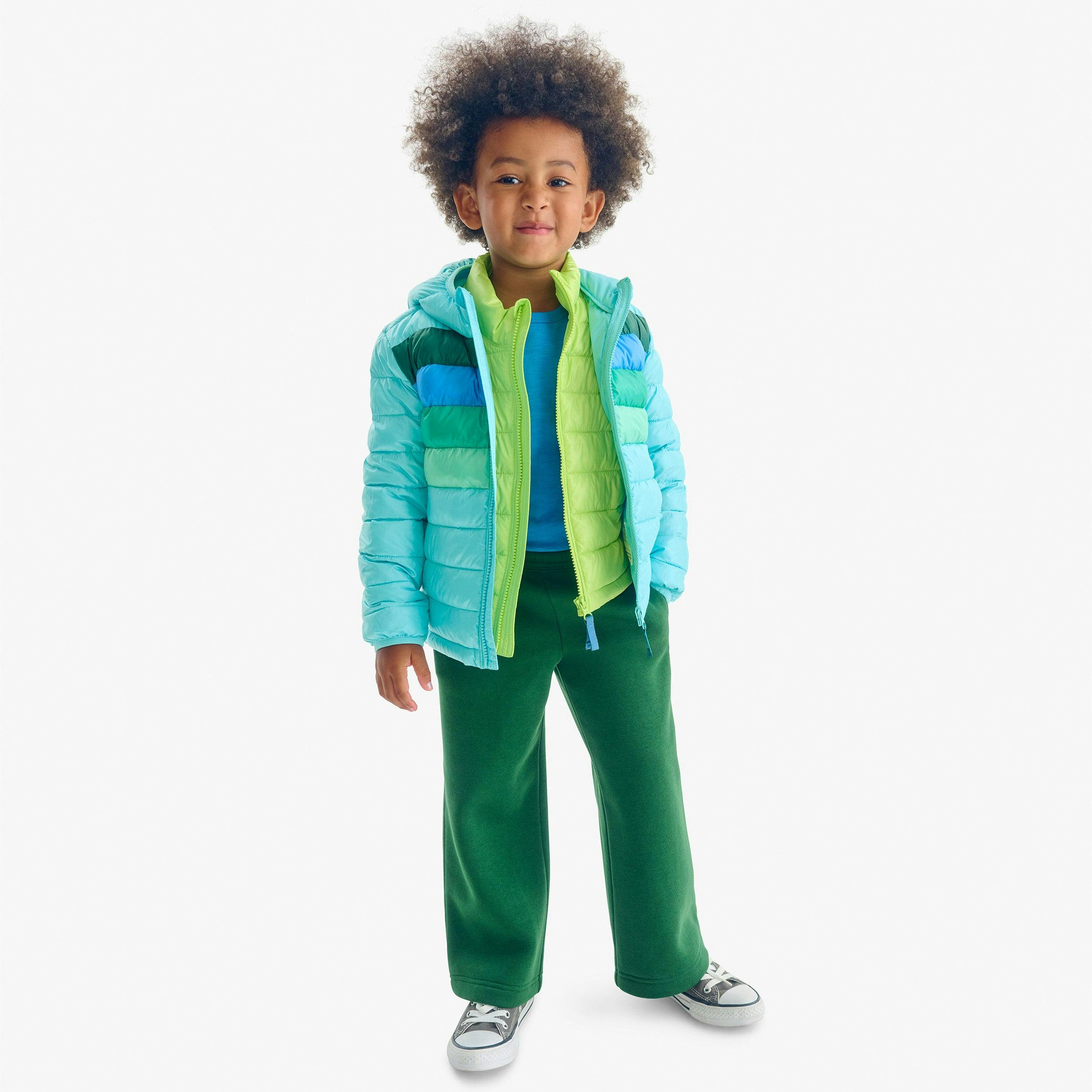 Kids cozy fleece wide-leg pant