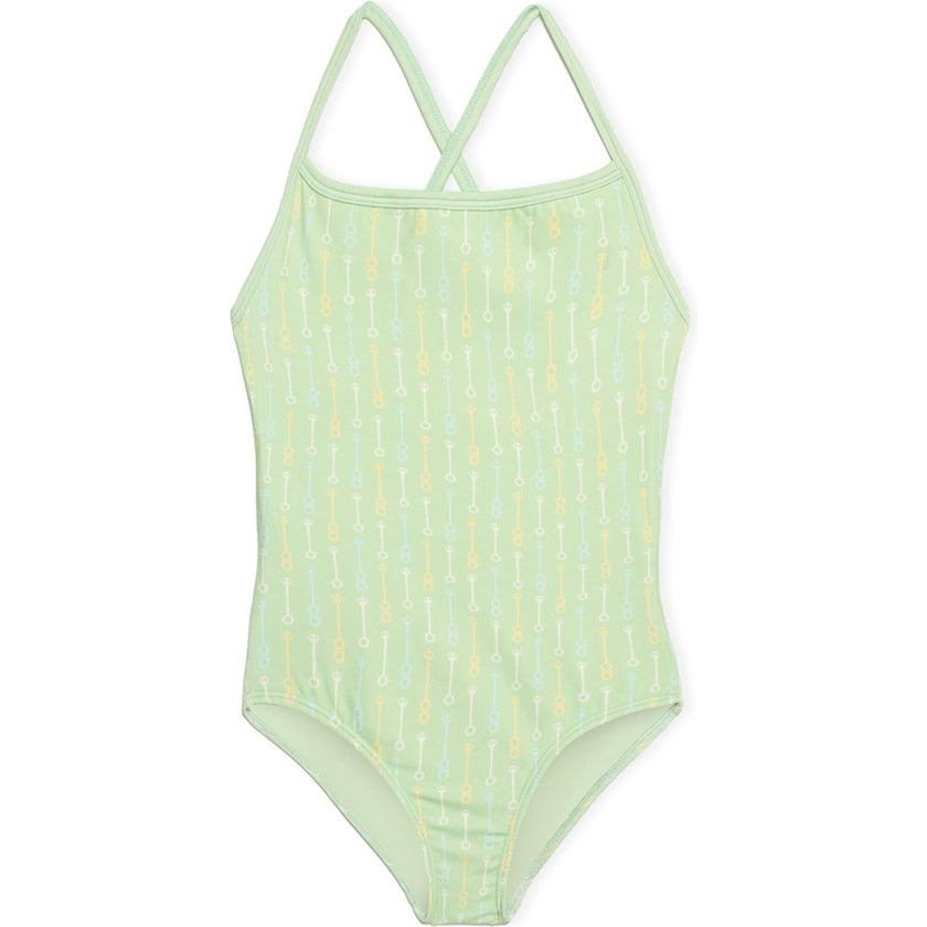 Crossback Swimsuit in Pistachio Wand