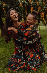 Mini Imogen Dress in Moody Floral