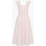 The Ellie Nap Dress - Pink Broderie Voile