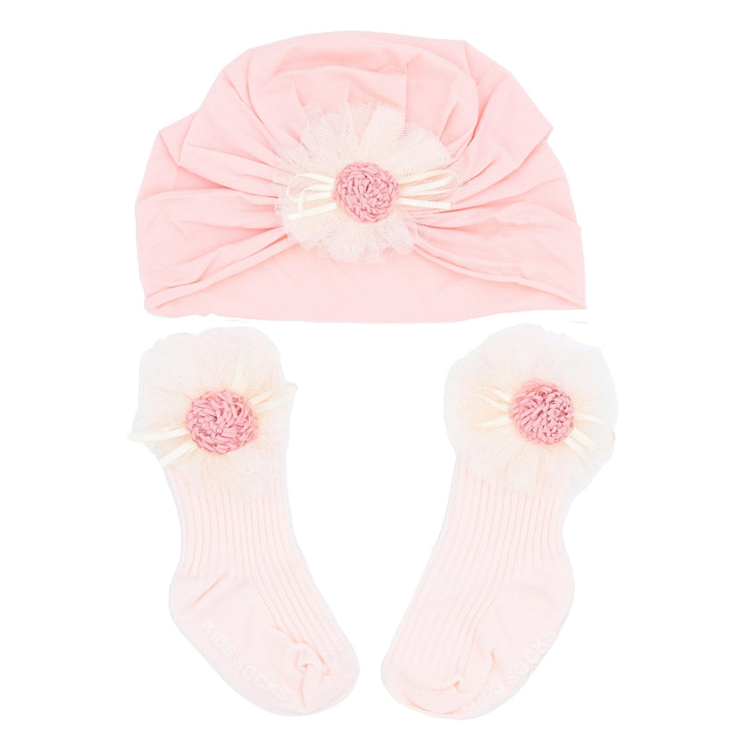 Pink Flower Ivory Petal Gift Set