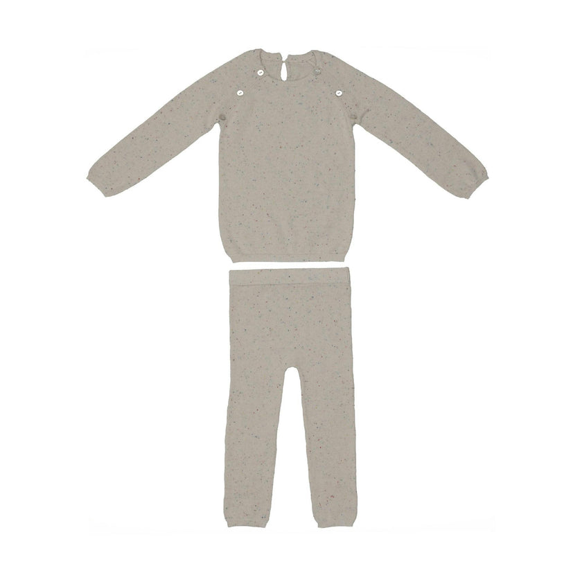 Heather Flecked 2-Piece Set