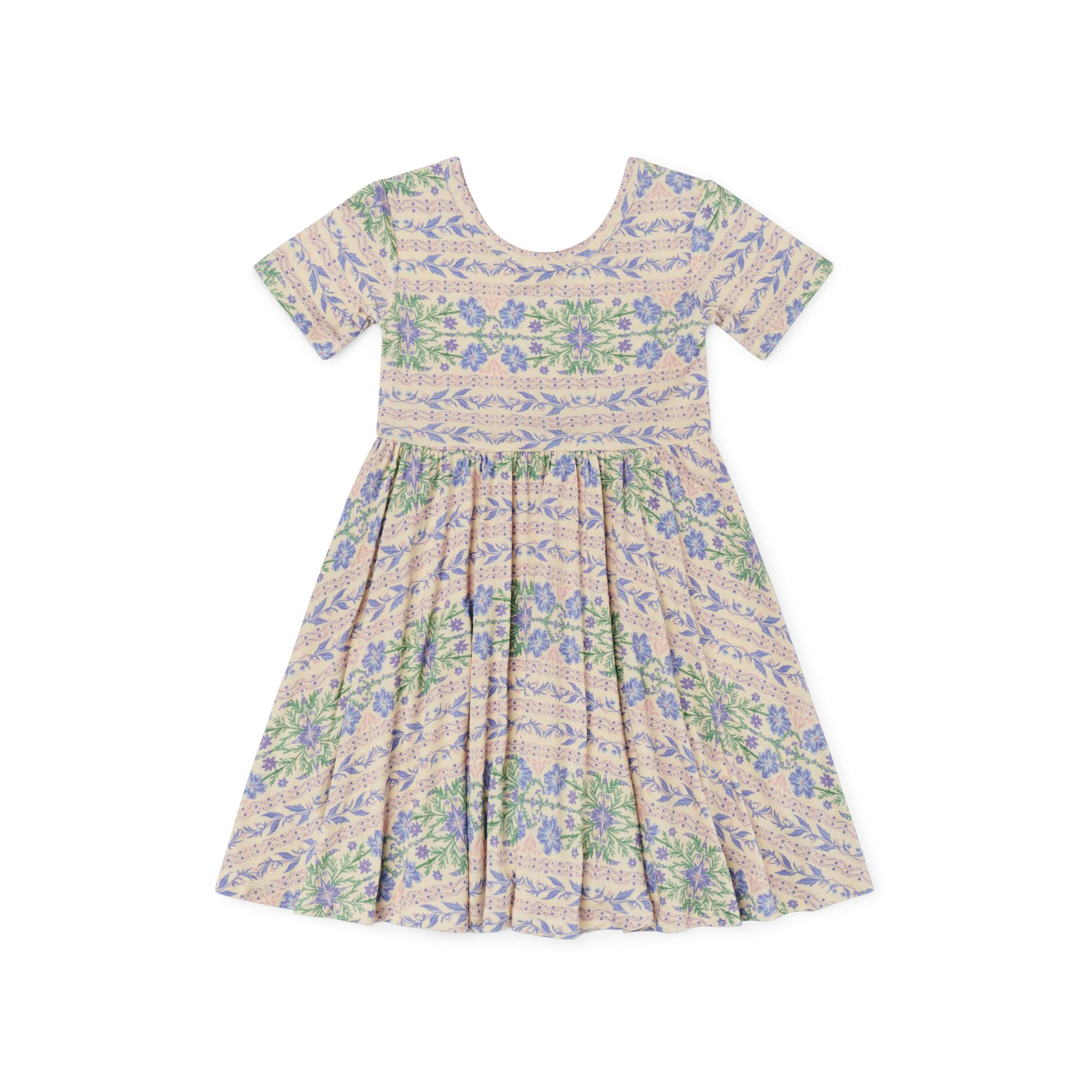 Spring Cascade Bamboo Twirl Dress