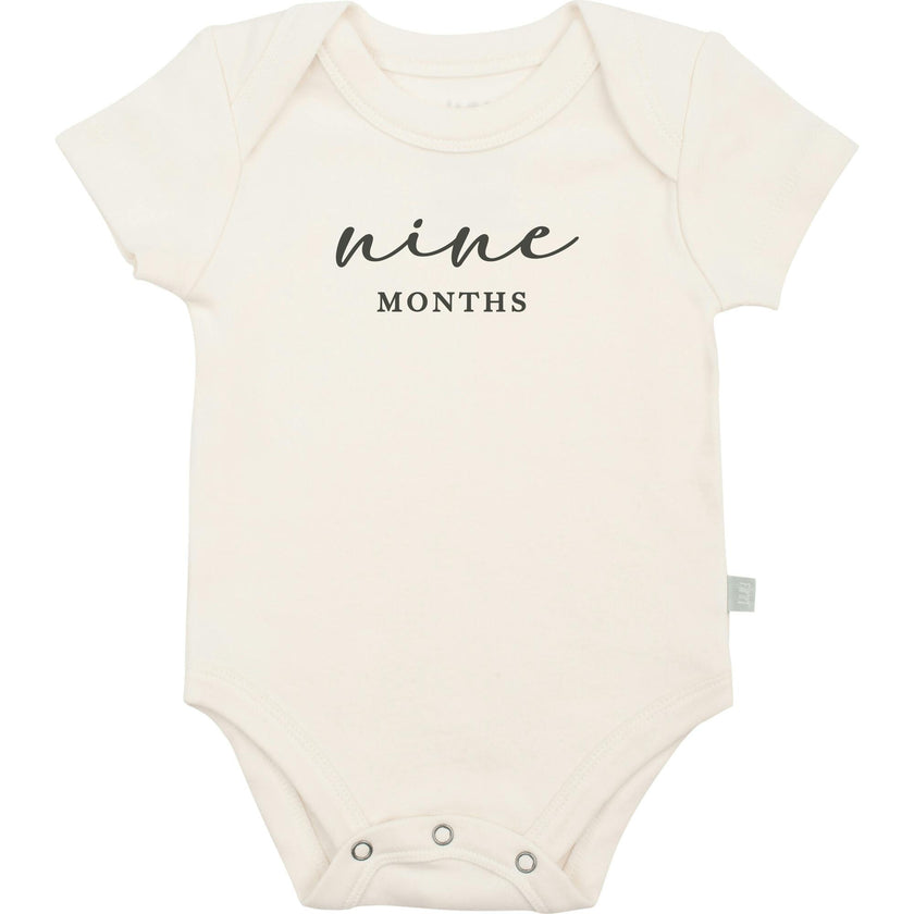 graphic bodysuit | nine months milestone taupe