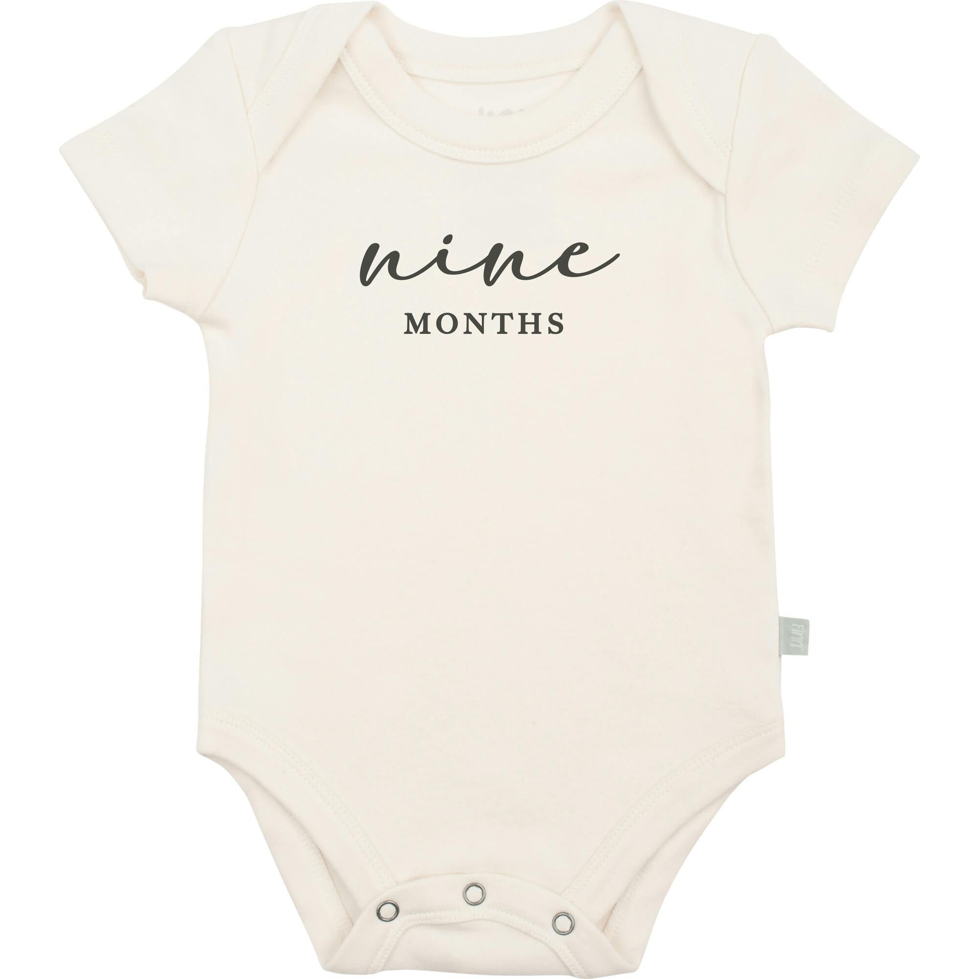 graphic bodysuit | nine months milestone taupe