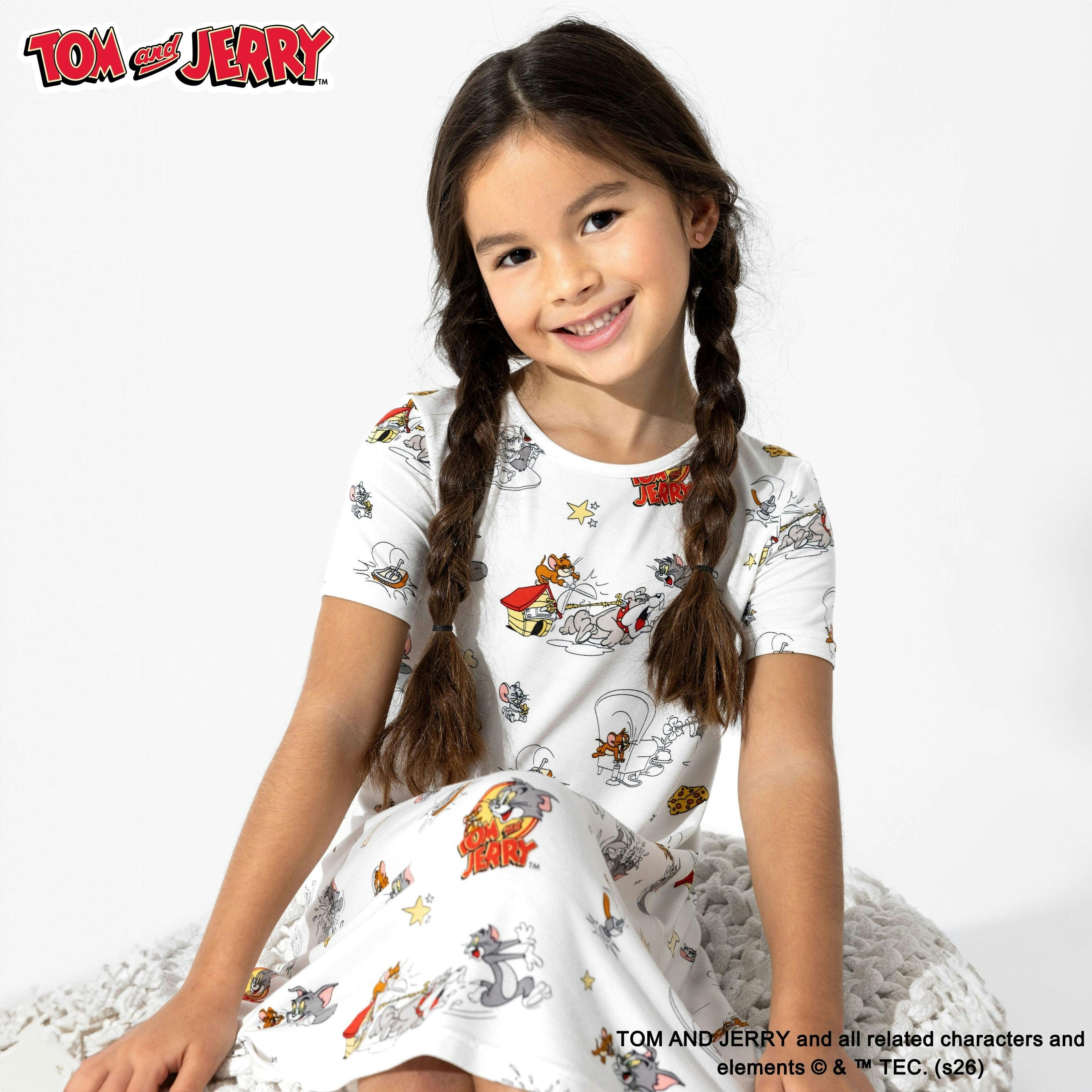 Tom & Jerry: Classic Bamboo Girls' Short Sleeve Dress
