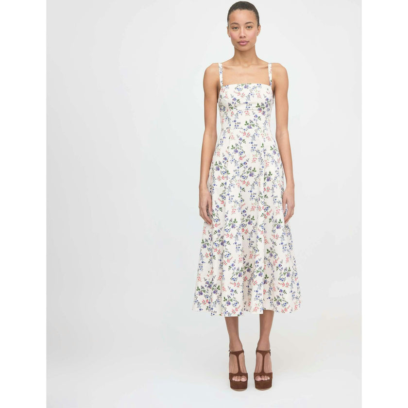 The Margot Dress - Pink Scallop Bow Chintz