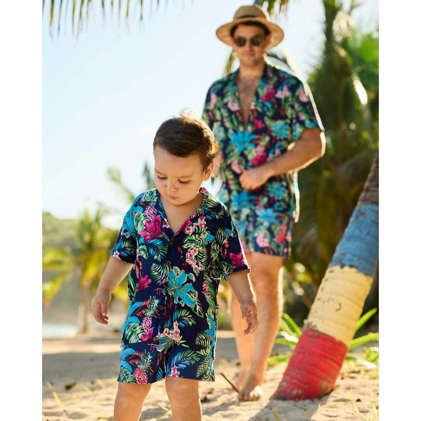 The Flower Hour - Boys Hawaiian Shirt