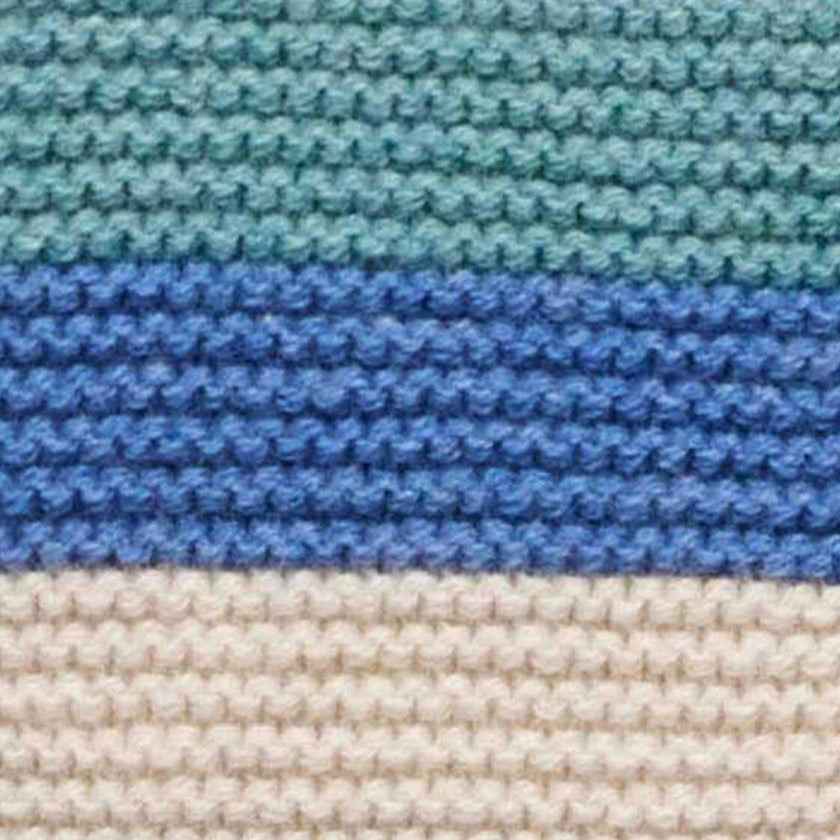 Striped Beanie Duck Egg Stripe