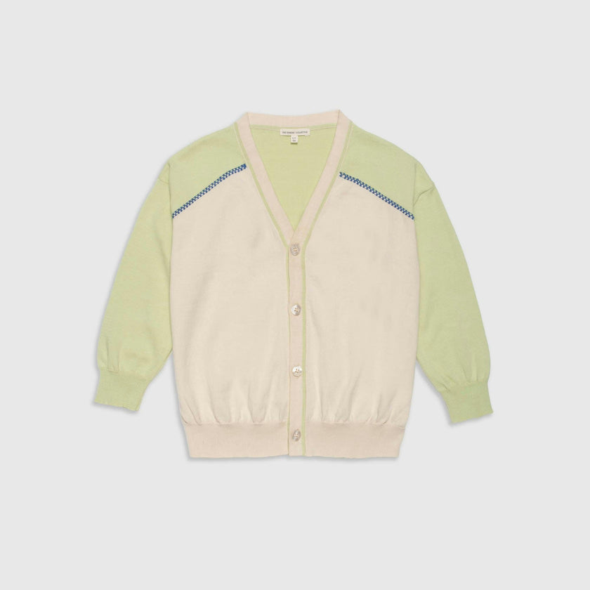 Organic Lightweight Classroom Cardigan in Keylime