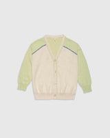 Organic Lightweight Classroom Cardigan in Keylime