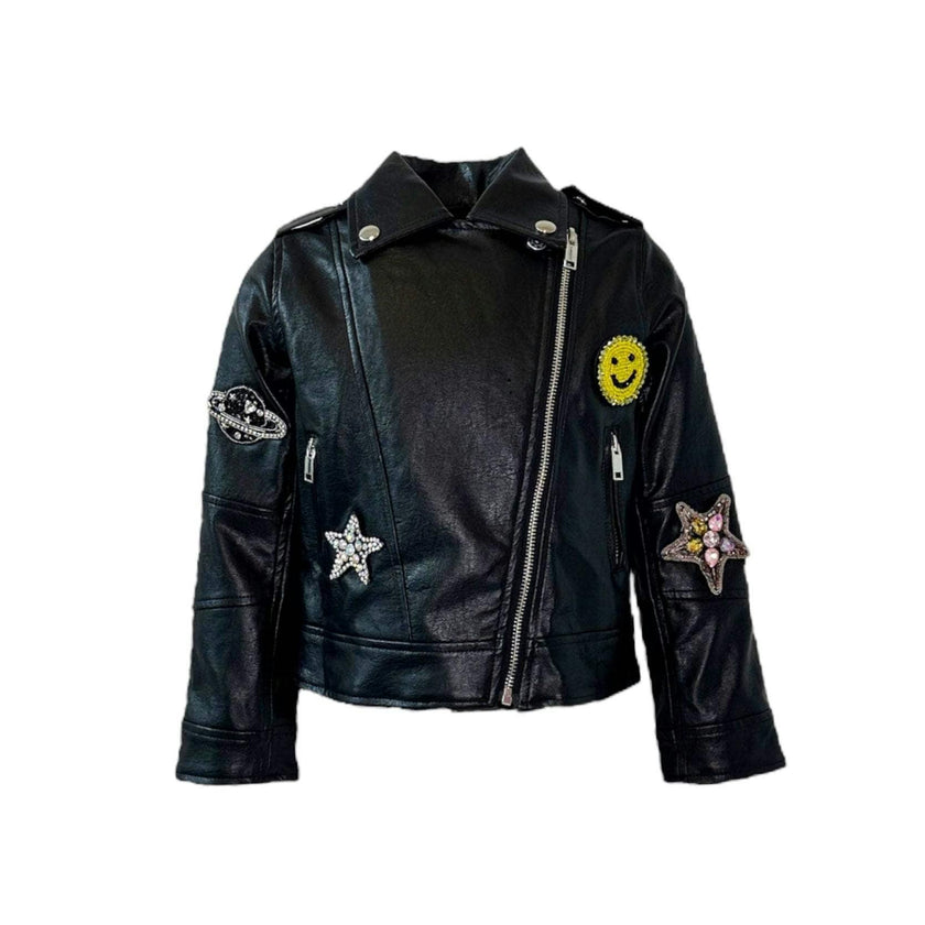 Whatever Beaded Leather Jacket