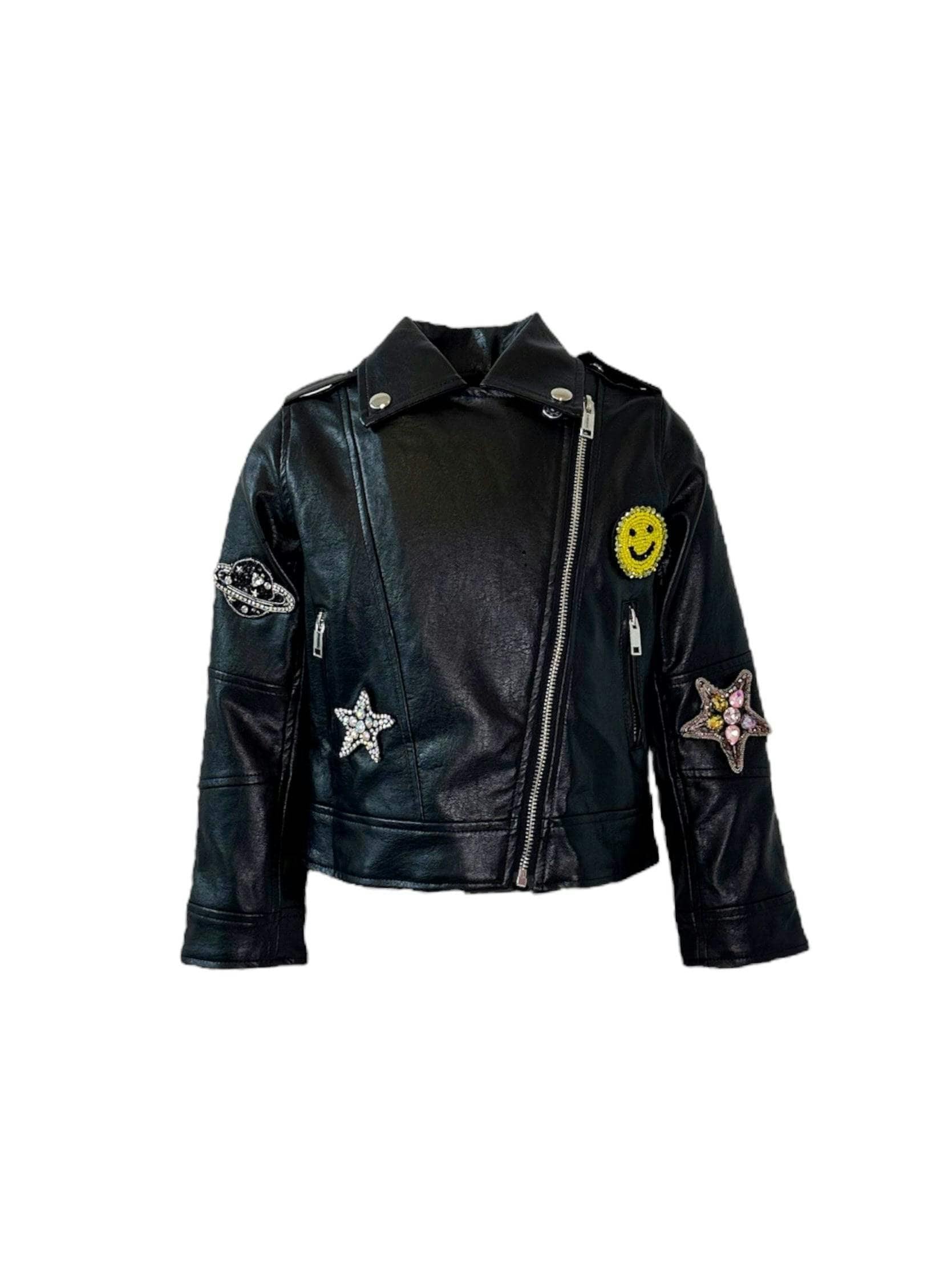 Whatever Beaded Leather Jacket