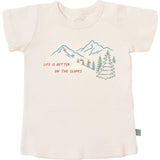 graphic tee | on the slopes