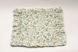 Buttercup Bloom Timeless Floral Ruffle Zipper Pouch