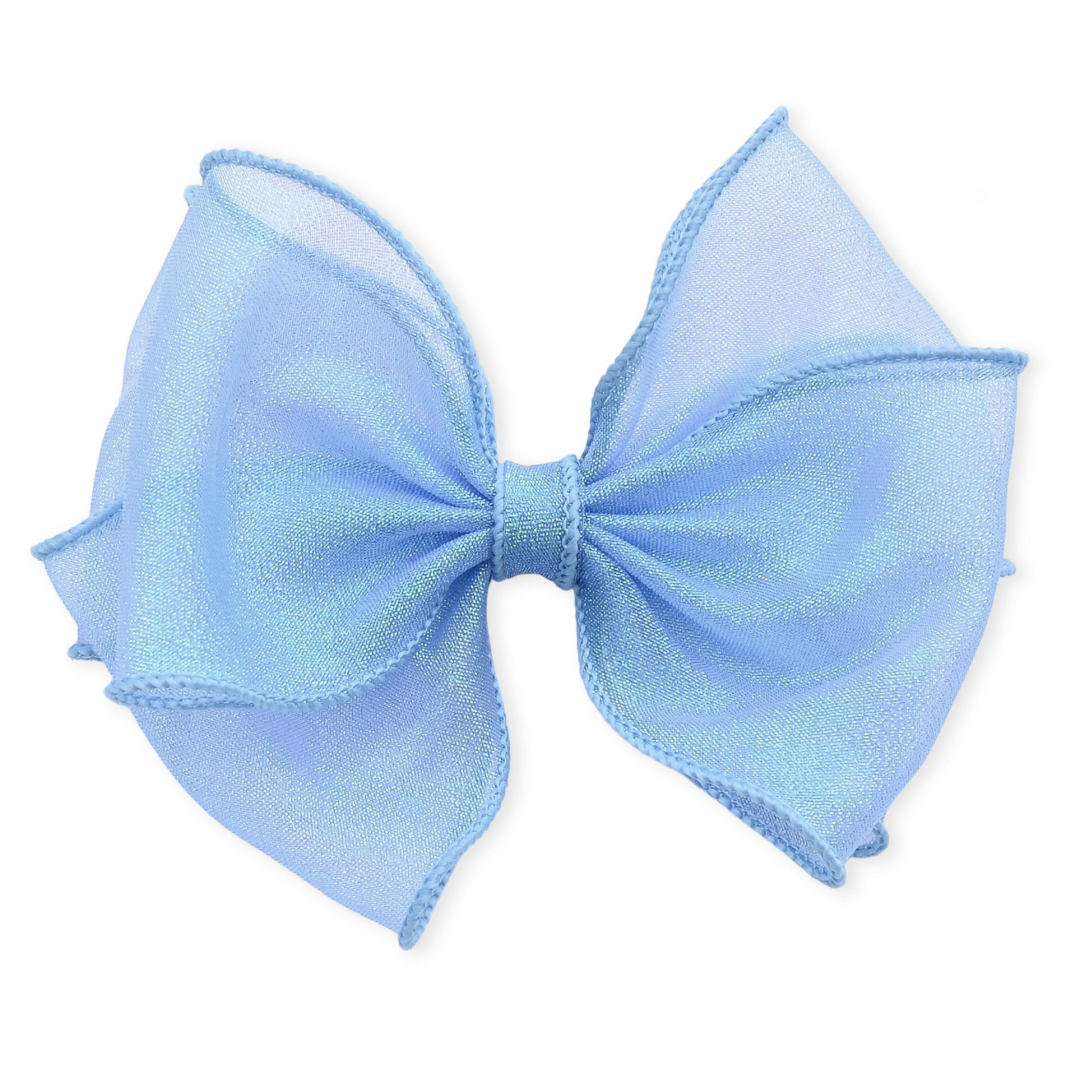 Multicolor Glitter Bow Hair Clip Set