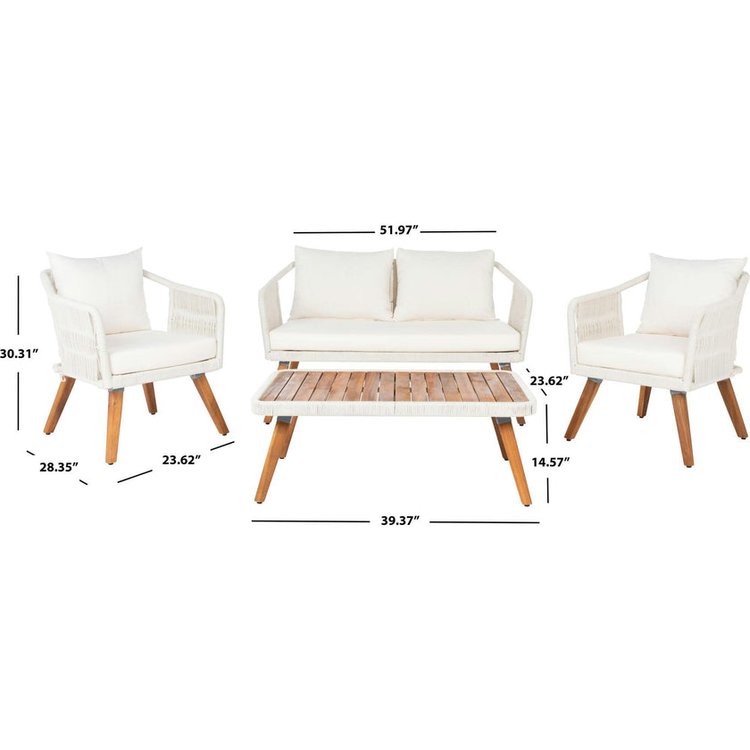 Raldin Rope 4-Piece Outdoor Living Set