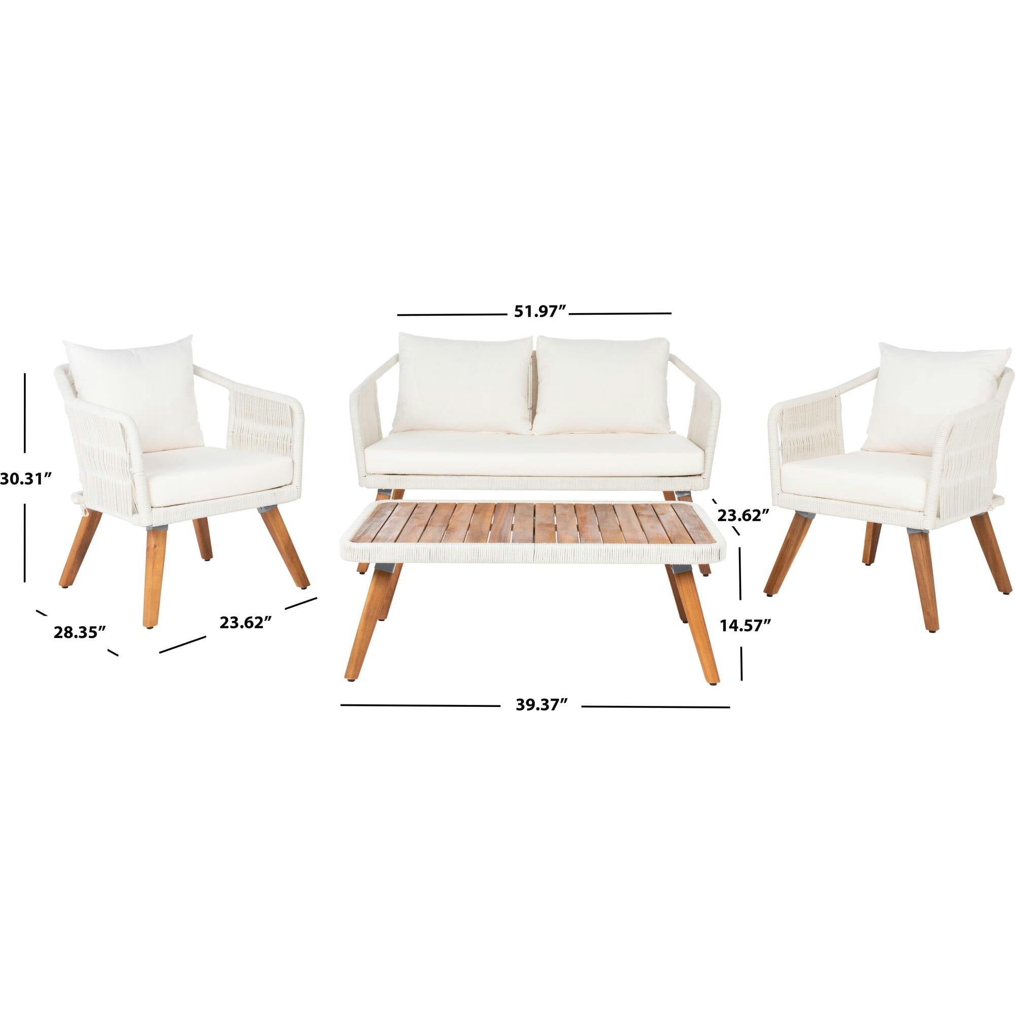Raldin Rope 4-Piece Outdoor Living Set