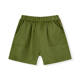 Island Leaf Linen Button-Up Shirt and Shorts Set